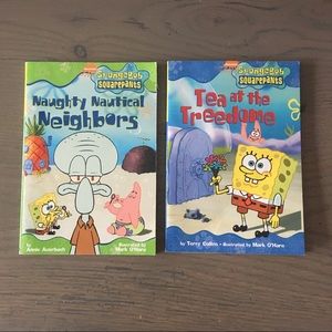 Two SpongeBob Squarepants Books